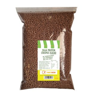 Soy Protein Crispies 60% protein content 1000g - from Zimmermann